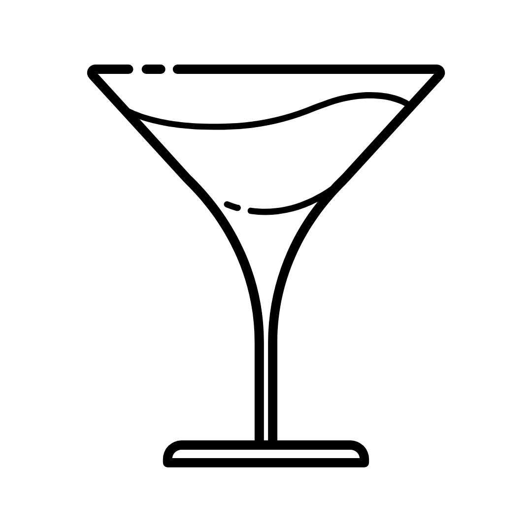 GRAFIK DRINK TRANSPARENT SCHWARZ